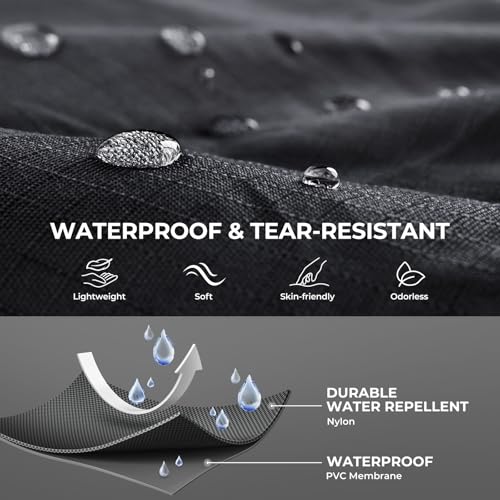 Calamus WaveWalker Fishing Waders for Men & Women, 100% Waterproof PVC Waders with Slip-Resistant Boots, Tear-Resistant Nylon - color: Black, size: 13