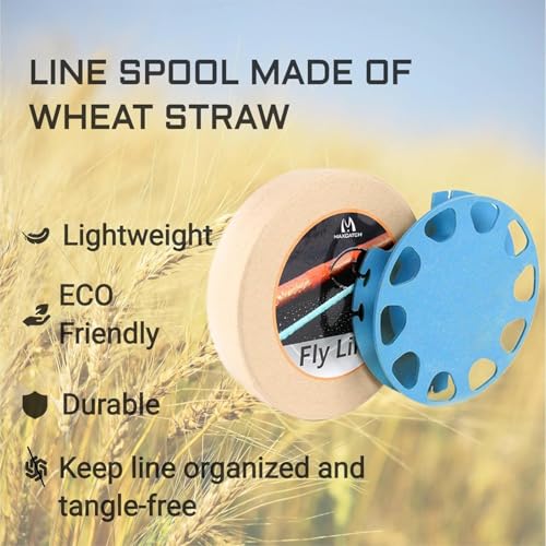 Maxcatch Troutlite Double Taper Floating Fly Line, 90ft, DT3F-DT6F, Easy Casting, with Two Welded Loops - size: DT6F-90FT