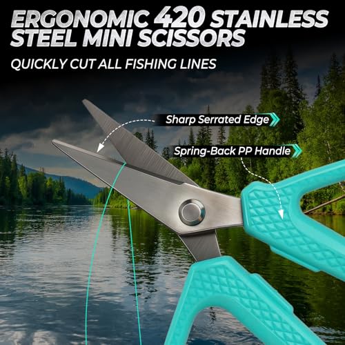Jenseits Fishing Tool Kit, Fish Gripper, Fishing Pliers, Digital Fish Scale, Fillet Knife, Hook Remover & Fishing Accessories Set, Freshwater Saltwater Fishing Gear, Fishing Gifts for Men Angler - size: 6pcs (no scale)