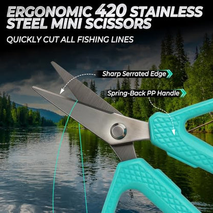 Jenseits Fishing Tool Kit, Fish Gripper, Fishing Pliers, Digital Fish Scale, Fillet Knife, Hook Remover & Fishing Accessories Set, Freshwater Saltwater Fishing Gear, Fishing Gifts for Men Angler - size: 6pcs (no scale)