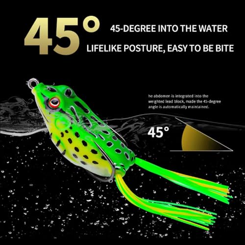 13g 6cm Plastic Frog Bait with 3D Eyes & Hooks, Soft Tube Topwater Artificial Fishing Lure Sinking Lures - color: Pink