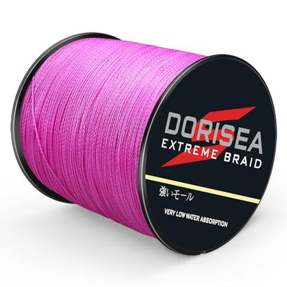 Extreme Braid 100% Pe Pink Braided Fishing Line 109Yards-2187Yards 6-550Lb Test Fishing Wire Fishing String Incredible Superline Zero Stretch - size: 100m/109Yards 30lb/0.26mm