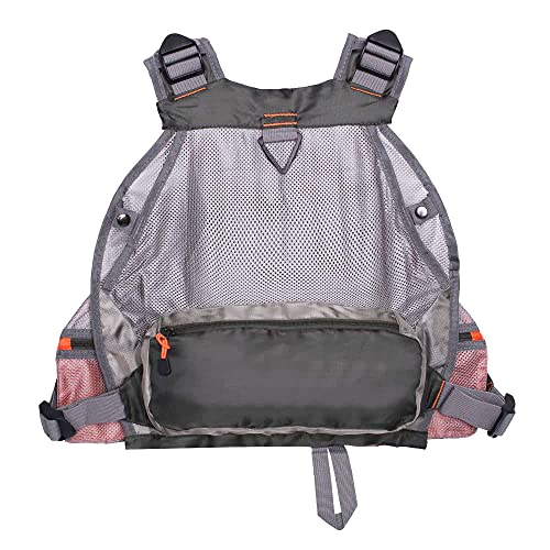 Raprance Fly Fishing Vest Backpack - Adjustable Lightweight and Quick-Dry, with 17 Pocketsfor Trout Bass Saltwate - color: Fv01-green