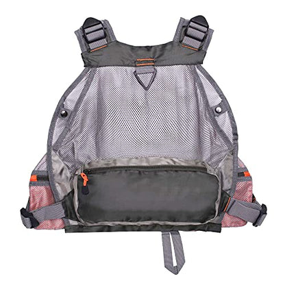 Raprance Fly Fishing Vest Backpack - Adjustable Lightweight and Quick-Dry, with 17 Pocketsfor Trout Bass Saltwate - color: Fv01-green
