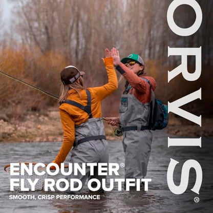 Orvis Encounter Fly Rod Outfit - 4Pc Fishing Rod and Reel Combo with Smooth Performance, Complete with Reel, Line, Backing, & Leader for Young Anglers - size: 8-Weight, 9'
