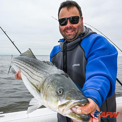 AFW Thin Wall Double Barrel Crimp Sleeves - Premium Fishing Copper Crimp Sleeve with Burr Free Black Finish, Enhanced Flexibility - Durable and Lightweight - Retail & Bulk Pack Available - color: Black, style: #0/.025" - 36 pc