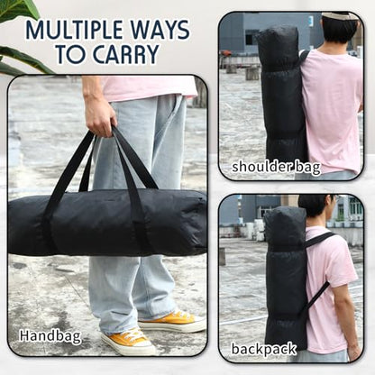 3 Pcs Tripod Carrying Case Bag Water Resistant Durable Lightweight Multifunctional Tripod Carrying Case with Heavy Duty Suit for Tent, Fishing Pole, Lights, Speakers, Cameras(Black,28 Inch) - size: 28 Inch