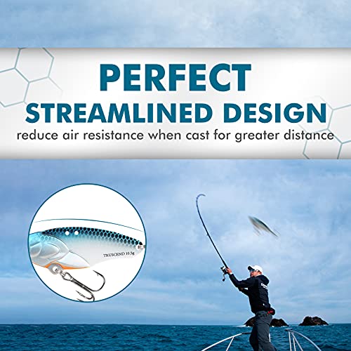 TRUSCEND Swim or Jig Fishing Spinner Baits for Freshwater and Saltwater, Rooster Tail Fishing Lures for Trout Bass Walleye Crappie Salmon Pike, Blade Bait with Copper Blade - color: E2-2"-3/8oz