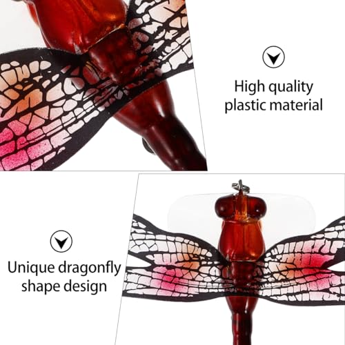 MAGICLULU 1pc Dragonfly Fishing Lure, Topwater Floating Imitation Bait for Bass and Trout, Realistic Dragonfly-Shaped Popper with Hooks, Freshwater Crankbait for Surface Angling