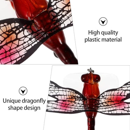 MAGICLULU 1pc Dragonfly Fishing Lure, Topwater Floating Imitation Bait for Bass and Trout, Realistic Dragonfly-Shaped Popper with Hooks, Freshwater Crankbait for Surface Angling