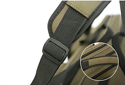 3 Layers Portable Folding Fishing Rod Carrier Reel Case Bags Fish Pole Tools Storage Bag Case Pro Gear Tackle for Shoulders,Handles (3 layers/100cm-39.4inch) - size: 3 layers/100cm-39.4inch