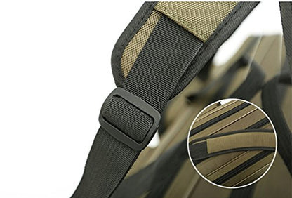 3 Layers Portable Folding Fishing Rod Carrier Reel Case Bags Fish Pole Tools Storage Bag Case Pro Gear Tackle for Shoulders,Handles (3 layers/100cm-39.4inch) - size: 3 layers/100cm-39.4inch