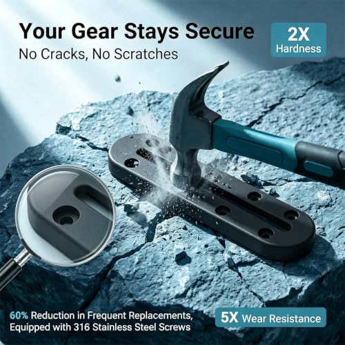 Kayak Track,Low Profile Kayak Rail Mount,Kayak Gear Track for Fishing Rod Holder, Fish Finder, Cup Holder, Paddle Holder, Anchor Cleats & All T-Slot Kayak Accessories - size: 7 Inch，4 Pcs