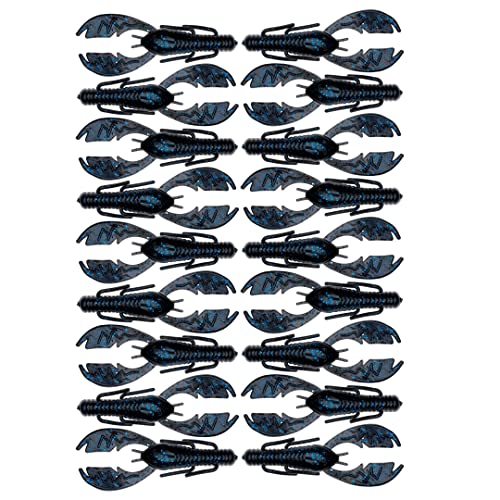 American Baitworks Paca Slim 4-Inch - color: Black Blue Flake, size: Small