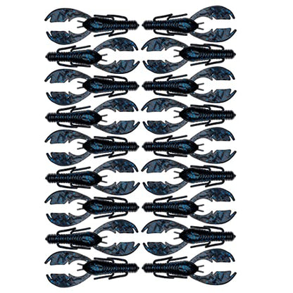American Baitworks Paca Slim 4-Inch - color: Black Blue Flake, size: Small