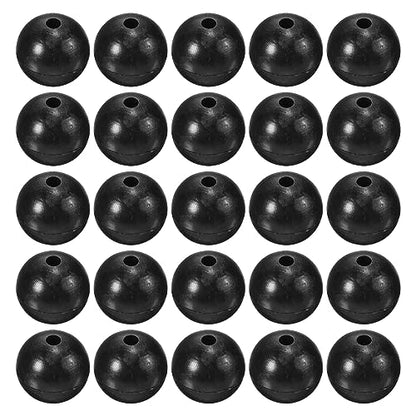 M METERXITY Glow Fishing Beads - Plastic Luminous Round Bait Egg Lure Rig Apply to Outdoor Tackle Tool - size: 12mm
