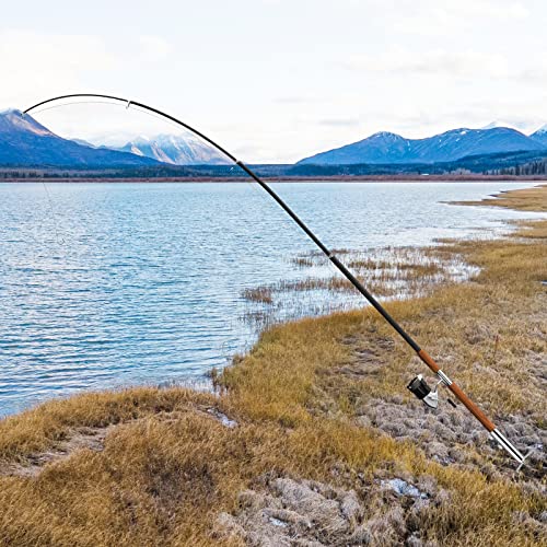 Fishing Pole Holder, In Ground Pole Stabilizer for Fishing Rod, Fishing Rod Holder Ground Support, Sand Spikes Stand for Bank Beach Fishing Umbrella