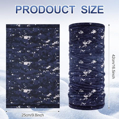 SATINIOR Summer Camo Neck Gaiter UV Protection Cooling Face Mask Sun Hood Bandanas for Men Women Sunscreen Breathable Bandana - style: Classic Camo
