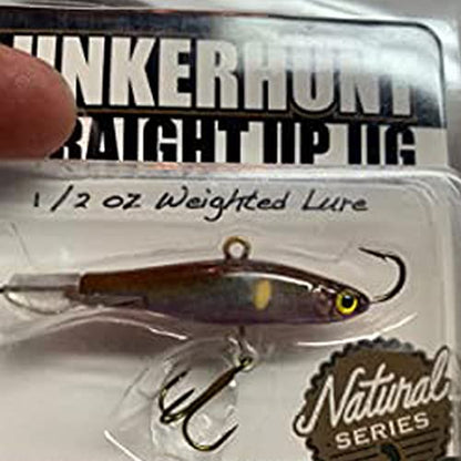 Lunkerhunt Straight Up Jigs for Bass Fishing | Ice Water Fishing Bait | Fast Sinking with Ultra-Sharp Hooks