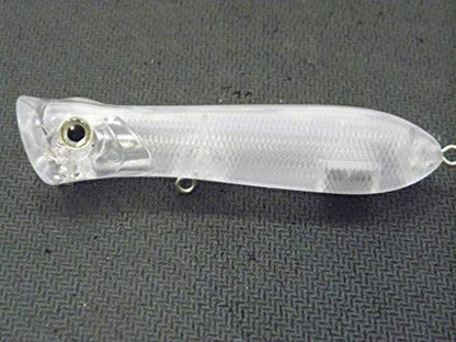 10 Blank Unpainted Minnow Crankbait Topwater Lipless Jerkbait Fishing Lures V3 - color: UPT683P10