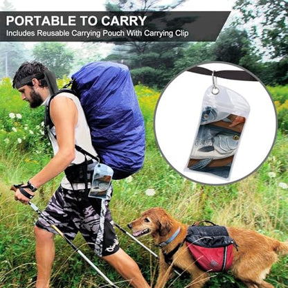 Fishing Bait Printed Ultra Absorbent Microfiber Towel Quick-Drying Towel for Sports,Travel,Gym,Beach,Hiking and Yoga16x31.5in