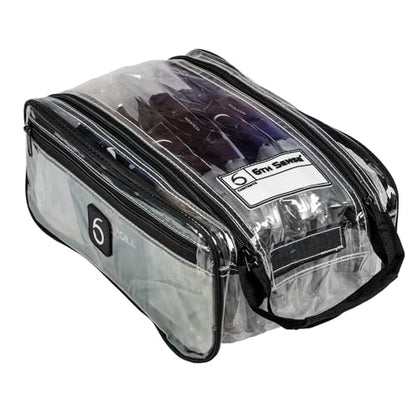 6th Sense Fishing Tackle Bag Extra-Large Bait Bag – Water-Resistant, Holds 20–25 Packs (Clear) - color: Clear