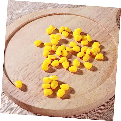 Happyyami 50pcs Artificial Corn Bream Lures Realistic Simulation Floating Baits Carp Fishing Bait Sweet Corn Taste