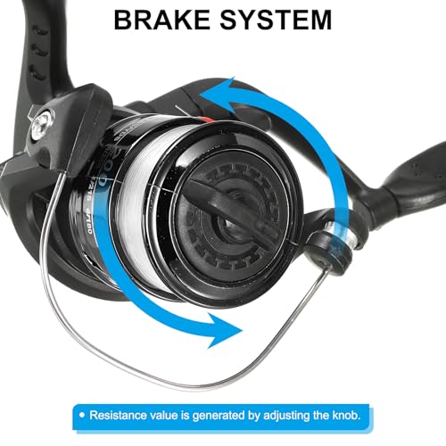 PATIKIL Fishing Reel Left/Right Interchangeable Handle - color: Black