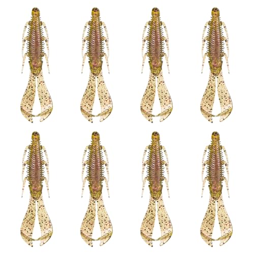 6th Sense – Bodega Craw 3.5 Soft Plastic Craw, Finesse Bass Fishing Lure for Flipping, Pitching, and Jig Trailers – Made in the USA - color: Watermelon Red Pro