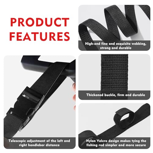 Adjustable Fishing Rod Holder 2 Pack Car Fishing Rod Holder Adjustable Fishing Pole Fishing Pole Rack Fishing Rod Rack Carrier for Car, SUVs and Vans