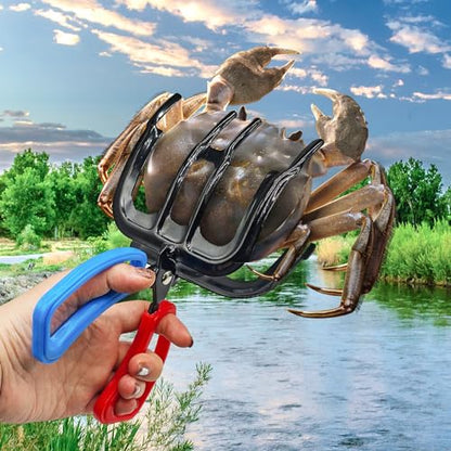 3 Claw Fish Gripper, 2026 Upgraded Metal Fishing Pliers Gripper, Multifuctional Fish Grippers for Fishing, Fish Grabber Tool for Most Freshwater Fish and Crab - size: 2pcs 3 claw
