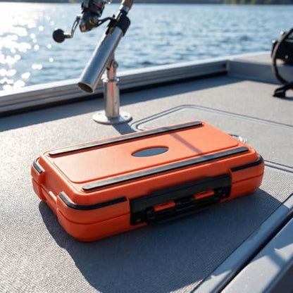 3PCS Water proof Tackle Box – Double-Sided ABS Storage Case for Fishing Lures, Hooks and Terminal Tackle, Portable Organizer Container
