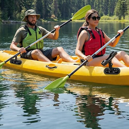 2 Pcs Kayak Rail Mount Track, Inflatable Boat Sup Low Profile Marine Nylon Track for Fishing Rod Holder Cup Holder, Kayak Rail Accessories Gear Mounting for Paddle Holders Finder Anchor Cleats