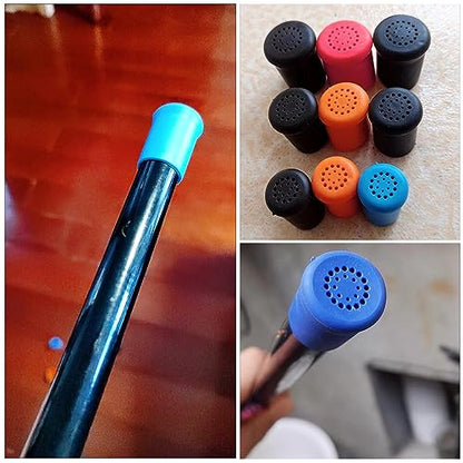 Fishing Rod End Cap Plug Saver Rear Front Stopper Non-Slip Silicone Protective Cover Case Butt Cushion Seat Protector - size: ID 12mm-19mm