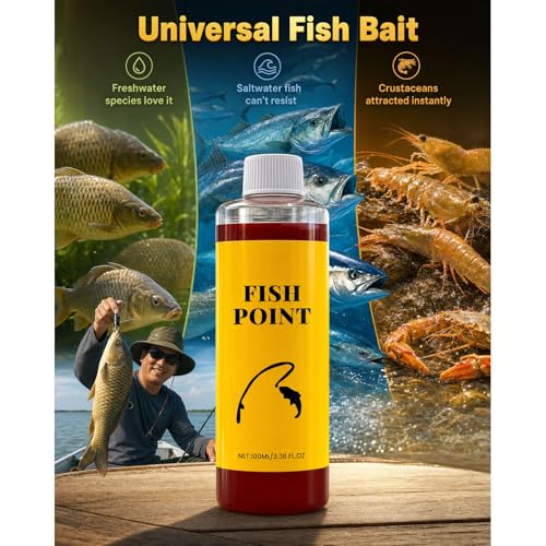 Concentrated Fish Attractant Liquid, 100ml Fish Attractant Liquid for Trout, Panfish and More - color: 4PCS