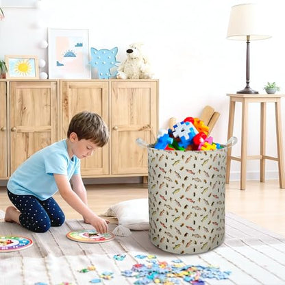 Bass Fishing Laundry Basket Hamper,Rainbow Trout Fishing Lovers Fisherman Gifts Foldable Clothes Toys Books Storage Box Bins Baskets Organizer for Nursery Bedroom Bathroom Home - color: FISHING