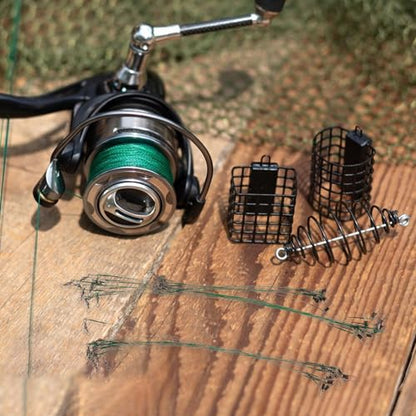 Toyvian 40pcs Heavy Duty Steel Wire Fishing Leaders with Double Locking Swivels and Snaps Bite Resistant Fishing Line Kit for Saltwater and Freshwater Anglers Multiple Lengths