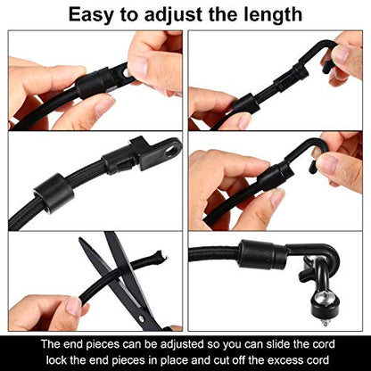 4 Pieces Rod Strap Holder Deck Mount Connector Mount Rod Strap Hold Down for Boat Kayak Boat Fishing(18 Inch) - size: 18 Inch