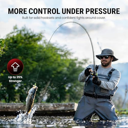 Piscifun Onyx Braided Fishing Line, Superline Abrasion Resistant Braided Lines, Zero Stretch Super Strong, Low Memory, Fast Water Cutting PE Fishing Lines, 6lb-150lb - color: Green, size: 15LB(0.14mm)-500Yds