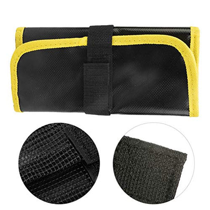 Fishing Tackle Bags,Soft Side Fishing Tackle Box Storage Bag,Compact Fishing Tackle Bag,Fishing Tackle Storage Bag Portable Lure Tool Fishing Gear Accessories Protective Bag(Yellow)