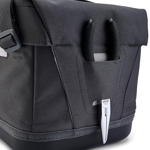 Plano Weekend Softside 3500 Tackle Bag, Cutting-Edge Fishing Tackle Bag, Molded Waterproof Base, Spacious Storage, Die Cut Tool Sleeves, Daisy Chain Attachment Points - color: Slate, style: 3500 Softsider Tackle Bag