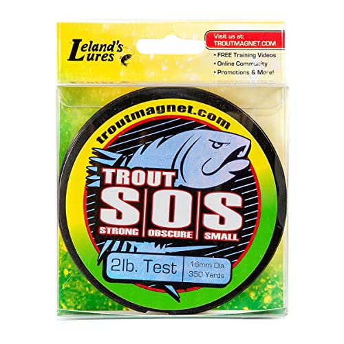 Trout Magnet Ultimate Bundle - 82 pc Trout Fishing Gear Kit - 350 Yard Trout S.O.S. Monofilament Fishing Line, Phantom Fluorocarbon Leader Line, 4 E-ZTrout Floats