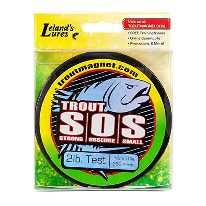 Trout Magnet Ultimate Bundle - 82 pc Trout Fishing Gear Kit - 350 Yard Trout S.O.S. Monofilament Fishing Line, Phantom Fluorocarbon Leader Line, 4 E-ZTrout Floats