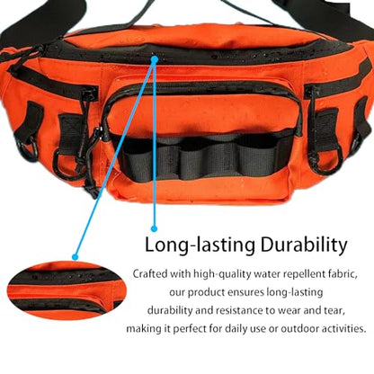 Fishing Fanny Pack for Men -Fishing Fanny Pack-Lightweight and Fishing Sling Pack - color: Green