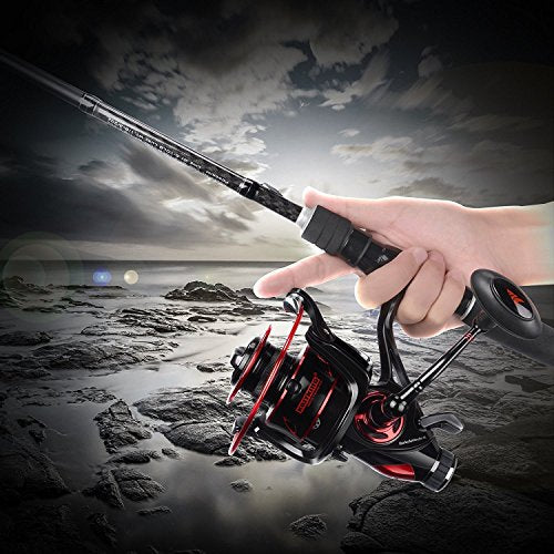 KastKing Sharky Baitfeeder III Spinning Reel 10+1 Shielded Stainless Steel BB - Carbon Fiber Drag for Live Liner Bait Fishing Action - style: 6000