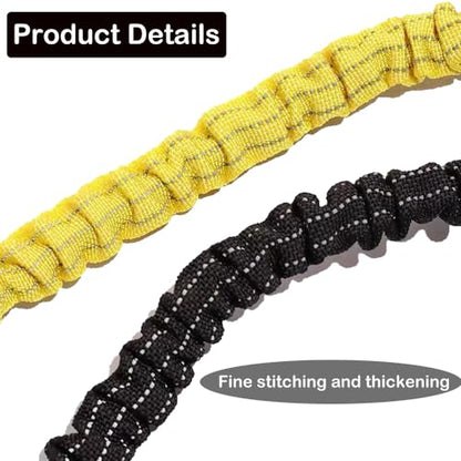 CYSKY 5 Pack Retractable Tool Lanyard with Aluminum Nut Lock Carabiner, Tool Tether Lanyards for Hand Power Tools, Maximum Weight Limit 13.6KG / 30lb (Yellow) - color: Yellow