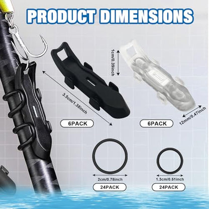 12 Pack Lure Magnetic Automatic Hooker, Sand Spike Rod Holder, Hook Holders for Fishing Rods, Magnetic Fishing Hook Keeper