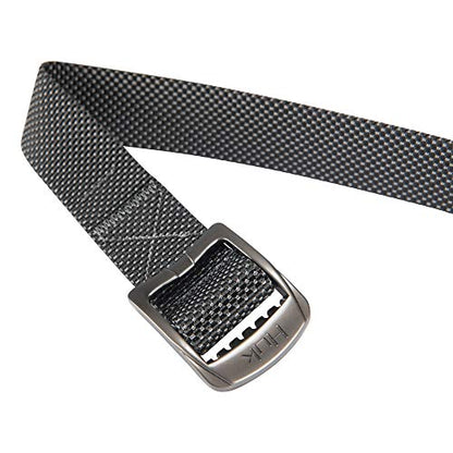 Huk Fishing Nylon Webbing Belt, Adjustable Sizing, Casual, Lifestyle, Quick Dry, 44" Max Length - color: Black
