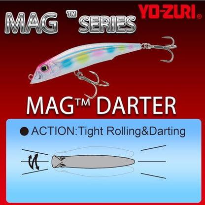 Duel Yo Zuri R Mag Darter ' F Mm - color: Holographic Pink, size: 5 inch