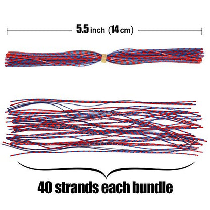 Fly-Tying-Materials-Rubber-Legs-Silicone-Rubber-Skirt 12-24 Colors Fly Tying Supplies - color: 24 Colors kit